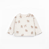 Printed jersey LS T-shirt - Chick skein