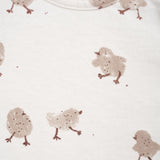 Printed jersey LS T-shirt - Chick skein