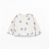 Printed jersey LS T-shirt - Chick detail