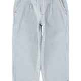 unisex trousers - ecru w/ indigo stripes