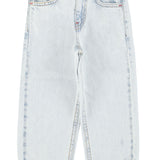 unisex trousers - washed light blue denim