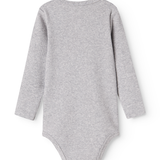 Body LS - Modal Melange - Light Grey Melange