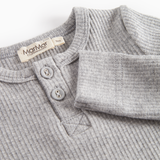 Body LS - Modal Melange - Light Grey Melange