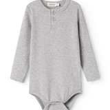 Body LS - Modal Melange - Light Grey Melange