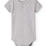 Body SS - Modal Melange - Light Grey Melange