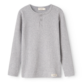 Tee LS - Modal Melange - Light Grey Melange