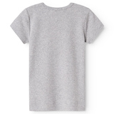 Tee SS - Modal Melange - Light Grey Melange
