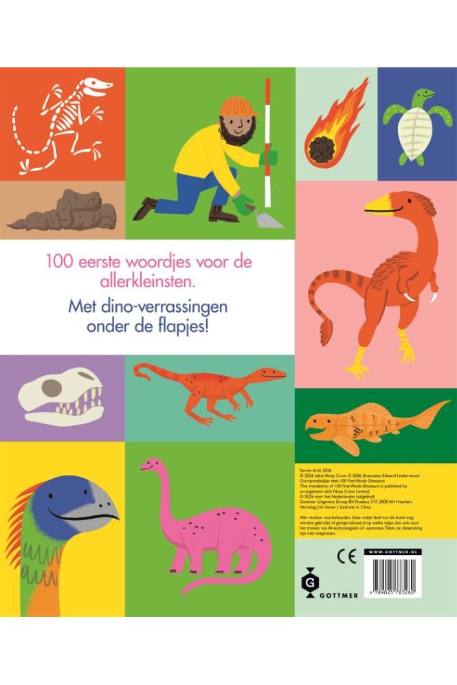 100 eerste woordjes dinosaurus - Deborah Underwood van Gottmer | Kids Conceptstore Le Fanfare
