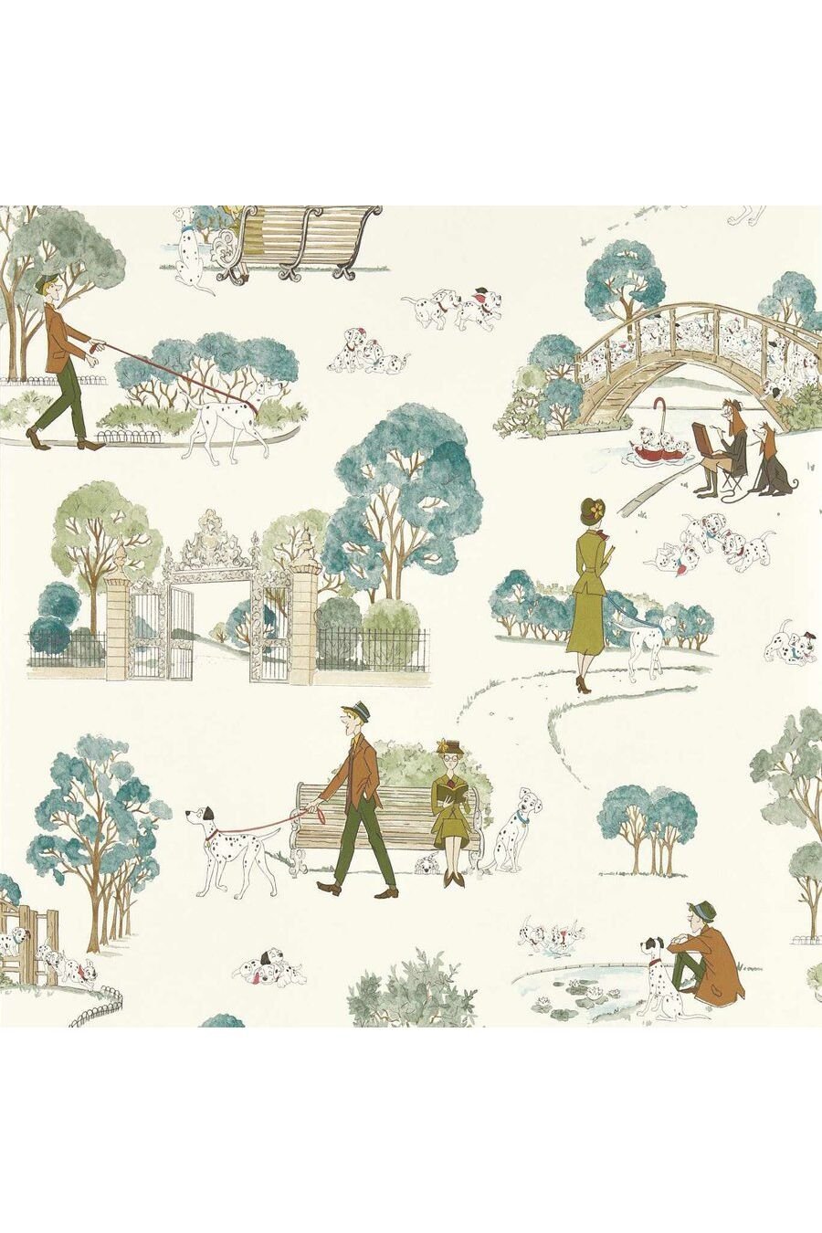101 Dalmatians - Breeze Blue van Disney Home x Sanderson | Kids Conceptstore Le Fanfare