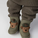 Junus Booties | Terrier - Stone Nubuck