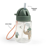 Straw bottle | Tiny trails - Green