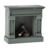 Fireplace, Mouse - Blue