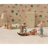 Vintage floor lamp, Mouse - Sand