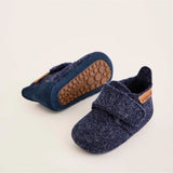 Baby Wool Home Shoe Blue
