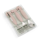 Easy-grip cutlery set | Deer friends - Powder