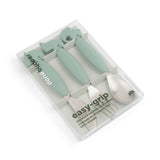 Easy-grip cutlery set | Deer friends - Green
