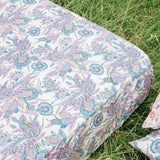 Fitted Sheet Nicole Blue Wild Bouquet