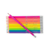 12 neonkleurpotloden - Les Schmouks van Moulin Roty | Kids Conceptstore Le Fanfare