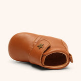 Bisgaard baby star home shoe - cognac