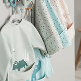 Sleeved pocket bib | Ozzo - Powder