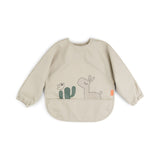 Sleeved pocket bib | Lalee - Sand