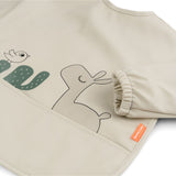 Sleeved pocket bib | Lalee - Sand