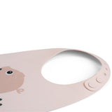 Silicone bib | Pigee - Powder