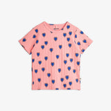 Outlined Hearts Aop SS Tee Pink