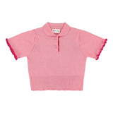 Xaby soft knitted top - pink