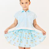 Sprint pussycat skirt - sky