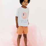 Vem skimmia puffer t-shirt - cream