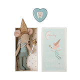 Tooth Fairy Mouse In Matchbox, Blue