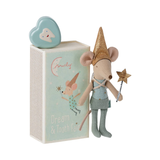 Tooth Fairy Mouse In Matchbox, Blue