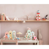 Beach Mice. Dad In Cabin De Plage