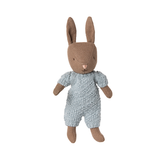 Rabbit, Micro - Brown - Blue knitted suit