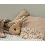 Rabbit rattle set - Cream peach