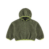 Zidea furlip jacket - Green