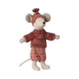 Winter Mouse With Ski Set, Big Sister - Rose