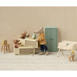 Sleepy wakey baby mouse in matchbox - Blue