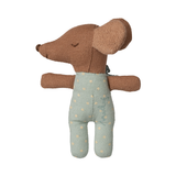 Sleepy wakey baby mouse in matchbox - Blue