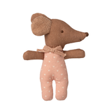 Sleepy wakey baby mouse in matchbox - Rose