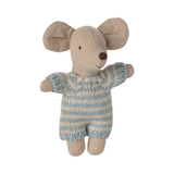Baby mouse in carry cot - Blue
