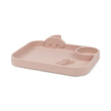 Peekaboo compartment plate Deer friends Powder
