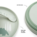 Foodie plate | Croco - Green