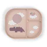 Foodie compartment plate | Happy clouds - Powder