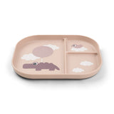 Foodie compartment plate | Happy clouds - Powder