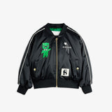 United aliens unlimited satin baseball jacket - Black