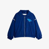 Planet emb nylon jacket - Blue