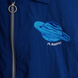 Planet emb nylon jacket - Blue