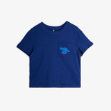 Planet emb ss tee - Blue